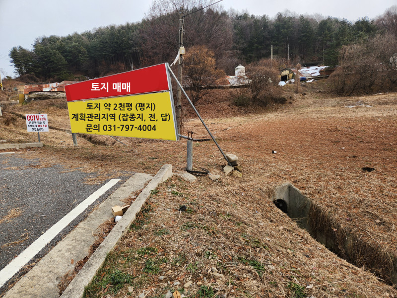 양평군 용문면 망능리 토지 약 2천평 매매 (매물 #25055)